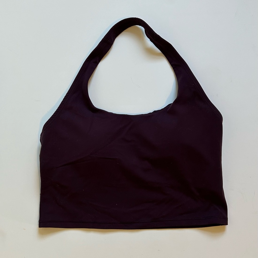 Athleta Plum colored Halter Bra